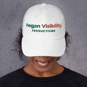 Vegan Visibility Productions - White Unisex Hat