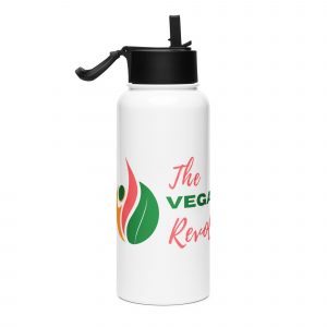 VPR - Stainless steel water bottle with a straw lid