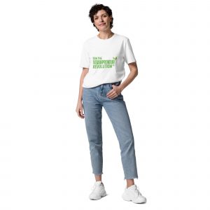 Join the Veganpreneur REVOLUTION™ VPR - Unisex organic cotton t-shirt